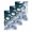 White, variant on Nautical Blue Octopus Kitchen Dish Towels for Drying Dishes Set of 2, Coastal Ocean Summer Vintage Sea Waffle Weave Microfiber Hand Tea Bathroom Towels Quick Dry & Absorbent Towel 12x12