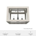 thumbnail image 6 of Hunter - Squire Manor 4-light Chrome, Medium Size Flush Mount Light, Dimmable, Modern Style, for Bedrooms, Dining, Living Rooms - 19997, 6 of 6
