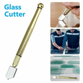 Morima Glass Cutter Kit Sharp Carbide Tile Cutting Tool Portable Mirror  Scoring Tool with Replacement Blades Screwdriver Oil Fe 