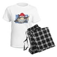 thumbnail image 4 of CafePress - Christmas Shark Pajamas - Women's Short Sleeve Print T-Shirt and Pants Light Cotton Pajama Set, 4 of 7