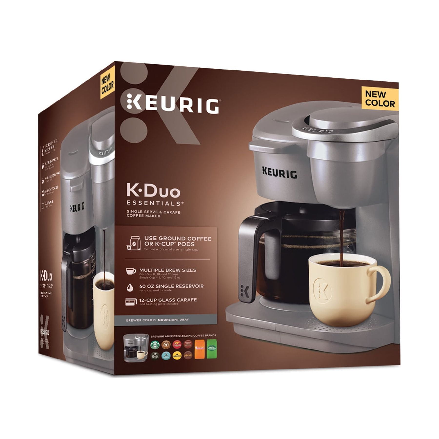 Keurig® K-Duo Special Edition Single Serve K-Cup Pod & Carafe Coffee Maker,  Silver