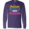 thumbnail image 3 of Inktastic My Favorite People Call Me Meemaw with Flowers Long Sleeve T-Shirt, 3 of 5