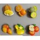 thumbnail image 2 of Juego de imanes para nevera en 3D con frutas de resina, durian, melón y mango, 2 of 2