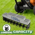 thumbnail image 5 of Push Lawn Aerator Tool, Lawn aerator, Rolling Lawn Aerators Star Shape Steel Tines, 31 Inch, Black for Farm, 5 of 12