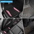 thumbnail image 6 of Road Comforts Hyper Pillar Car Floor Mat - All-Weather, Universal Fit for Most Cars Beige Hot Hot Pink, 6 of 8