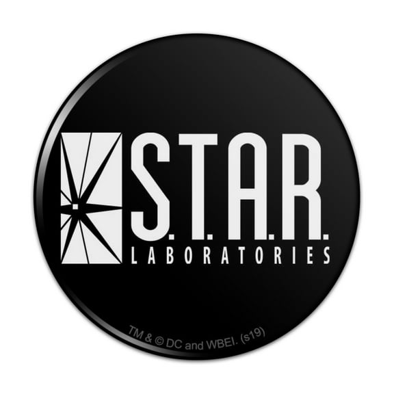 The Flash TV Series STAR Labs Logo Kitchen Refrigerator Locker Button Magnet