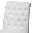 thumbnail image 2 of Benjara Feni Dining Parsons Chair Set of 2, Tufted Rolled, Off White Linen, 2 of 5
