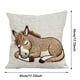 thumbnail image 3 of Funda de almohada con estampado de caballo del año - Funda cuadrada de lino para sofá, decoración del hogar, 18x18 pulgadas, 3 of 8