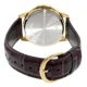 thumbnail image 5 of Reloj pulsera Casio MTP-V001GL-7BUDF con correa de cuero color marrón - fondo negro - bisel dorado, 5 of 8