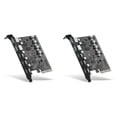 thumbnail image 1 of 2X PCIe to USB 3.2 Gen 2 Adapter Card PCI Expansion Card PCI-E Add-on Cards Riser for PC 10/8/7 and, 1 of 6