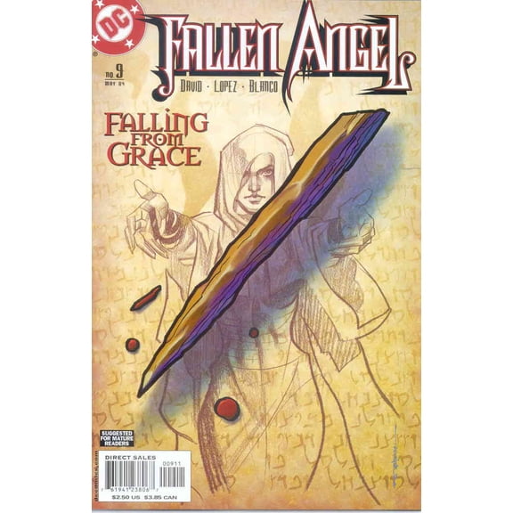 Fallen Angel #9 VF ; DC Comic Book
