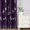 thumbnail image 2 of Cortinas Blackout Estelar Textiler Moradas con Diseño de Palma 160x160 cm, 2 of 9