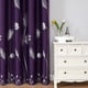 thumbnail image 2 of Cortinas Blackout Estelar Textiler Moradas con Diseño de Palma 160x160 cm, 2 of 9