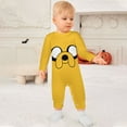 thumbnail image 3 of Adventure Time Jake The Dog Baby Long Sleeve Footless, Infant Playsuit Romper Jumpsuits for Boys Girls, 3 of 8