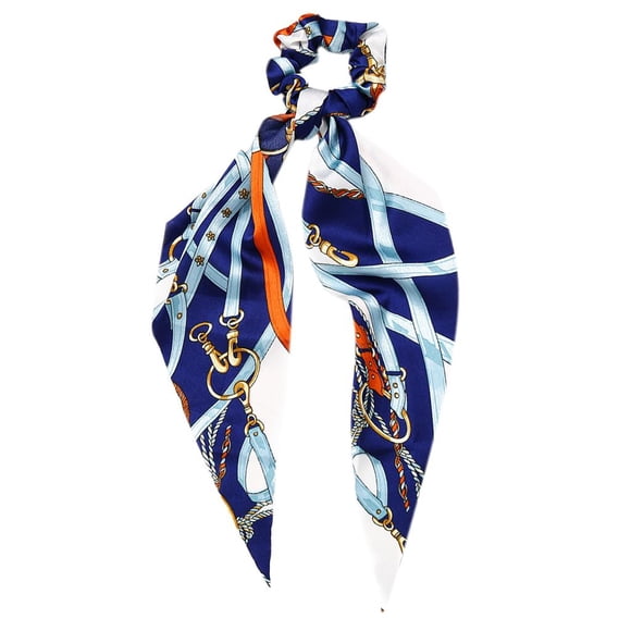 Bufandas de Flores Fernando Gomas para El Cabellero Tropical Azul Oscuro