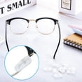 thumbnail image 3 of Plug-In Eyeglass Nose Pads, Transparent 7mm X 4mm Replacement Pieces, Soft Silicone Construction Offers Anti-Slip And Height Adjustment, Easy Installation For Various Glasses Frames, 3 of 6