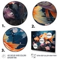 thumbnail image 3 of Designart "Aquariums Aquatic Dance Painting III" Animals Floater Framed Canvas Wall Art, 3 of 7