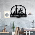 thumbnail image 3 of Craftnamesign Custom Wine Bar Metal Wall Art LED Light, Personalized Alcohol Drinking Name Sign, 3 of 5