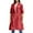 Brick Red, variant on Long Raincoat for Women, Yigetop Women's Long Coat Outdoor Lightweight Windproof Jacket Womens Long Raincoat Black L