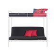 thumbnail image 2 of DHP Sammie Twin over Futon Metal Bunk Bed, 2 of 9