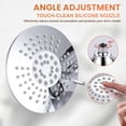 thumbnail image 4 of Wowow Shower Faucet with Valve, Bathroom Tub Shower Faucet Kit, Single Handle Rain Shower Head with Tub Spout, Chrome, 4 of 8