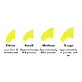 thumbnail image 4 of Purrdy Paws 40 Pack Soft Nail Caps for Cat Claws NEON Yellow Large, 4 of 4