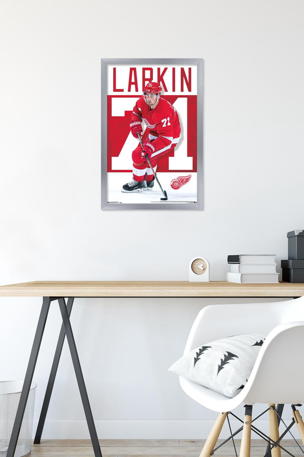 NHL Detroit Red Wings - Dylan Larkin Wall Poster, 14.725" x 22.375" Framed