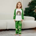 thumbnail image 3 of Onlypjs Family Matching Christmas Pajamas Sets – Holiday PJs for Women, Men – Festive Green Snowflake & Holiday Print Sleepwear, 3 of 8