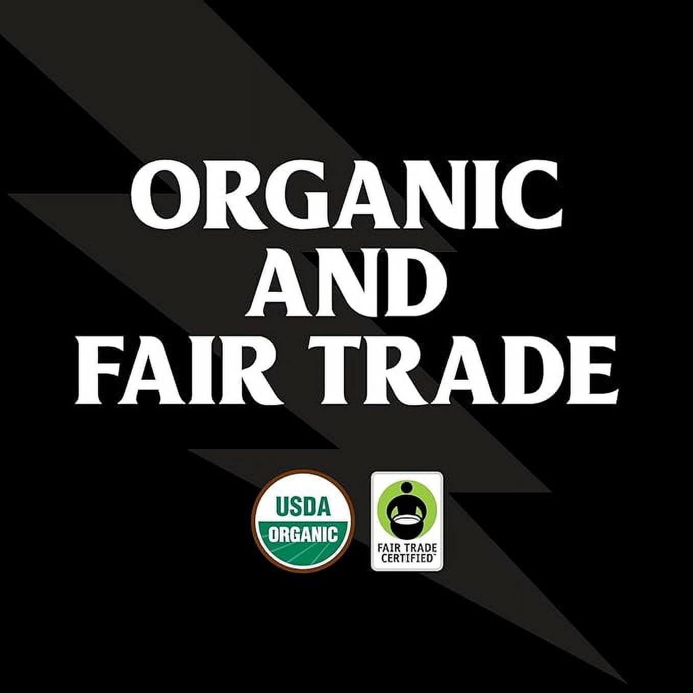 Valhalla Java Odinforce Blend Whole Bean Coffee, USDA Organic and Fair Trade, Medium Roast, Bold Arabica Robusta, 12 oz (2-Pack)