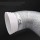 thumbnail image 4 of Reductor universal más grueso mejorado para sistemas de ventilación Reductor de tubo redondo de PVC de 80/200 mm de diámetro utilizado con aire acondicionado para conductos y extractores (8-20 cm), 4 of 5