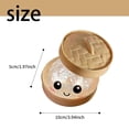 thumbnail image 4 of GZOALUA 2026 Pelota antiestrés squishy de dumpling con glitter, 4 of 6