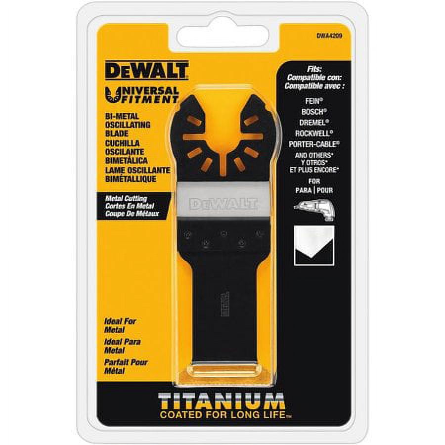DEWALT Dwa4209 Oscillating Titanium Metal Blade, Black