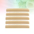 thumbnail image 3 of Lindbes 5pcs 6 String Bass Guitar Nuts Slotted 42mm Plastic Guitar Parts Instrument Accessory GL73 (Beige), 3 of 6