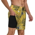 thumbnail image 3 of Daiia White Wine Seamless Mens Swim Trunks Swim Shorts Quick Dry Swim Shorts with Mesh Lining Pockets-X-Large, 3 of 9