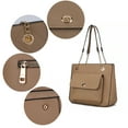 thumbnail image 5 of MKF Collection Women's Jenna Shoulder Handbag & Wallet 2-Piece Set, Apricot, 5 of 16