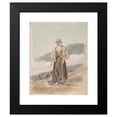 thumbnail image 2 of Alfred Diston 15x18 Black Modern Framed Museum Art Print Titled - Woman of Ycod El Alto, Tenerife (1828), 2 of 5