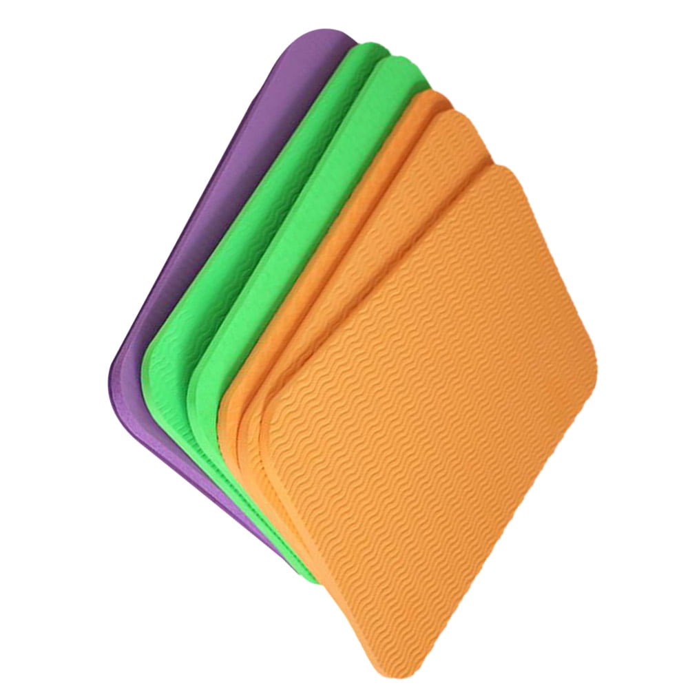 HEATSHAKING Sitting Yoga Mat Yoga Knee Pad TPE Skin Protection For Floor Workouts 10PCS