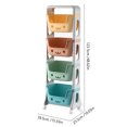thumbnail image 1 of 1pc,kids Toy Storage Rack,2/3 /4Layers,High Appearance Level Room Decoration, 1 of 5