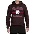 thumbnail image 2 of Wild Bobby City of Philadelphia Baseball Fantasy Fan Sports Unisex Hoodie Sweatshirt, Brown, XX-Large, 2 of 6