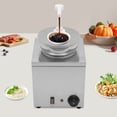 thumbnail image 3 of DENEST 4L Nacho Cheese Dispenser 150W Electric Nacho Cheese Warmer Commercial Nacho Chip Warmer with 86-230℉ Adjust Temp Stainless Steel Hot Fudge Warmer for Hot Fudge, 3 of 14