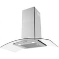 thumbnail image 4 of Streamline 36 in. Largo Ductless Wall Mount Range Hood in Brushed Stainless Steel with Baffle Filters, Push Button Control, LED Lights, 4 of 9