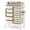 White, variant on 15-Drawer Rolling Storage Cart with Metal Tabletop and Pegboard, Scrapbook Paper Office School Organizer,Green