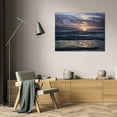 thumbnail image 3 of Vitaly Geyman 32x23 Gallery Wrapped Canvas Wall Art Titled - Purple Sunset, 3 of 4