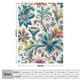 thumbnail image 4 of Orinice Flowers Warm Lightweight Blanket Soft Fleece Blankets Throw Blanket Living Rooms Sofa Decor Cow Gifts All Seasons 60x80in, 4 of 6
