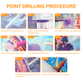 thumbnail image 5 of Diamond Painting Kits for Adults and Kids, Dancing Butterfly Diamond Art Kit, 3D Full Round Drill Gem Painting Craft, Paint by Diamonds for Wall Art 15.7x19.7in(40x50cm), 5 of 10