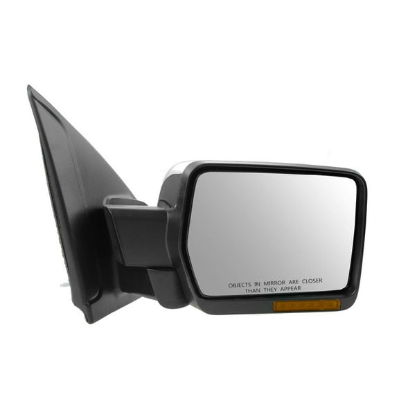 Mirror Power Heat Turn Memory Fold Puddle Light Chrome Passenger Fits Select 2009-2010 Ford F-150