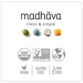 thumbnail image 3 of Madhava Agave Nectar Raw Amber Honey, Gluten Free, Shelf-Stable, 17oz Bottle, 3 of 8