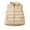 Khaki, variant on SHIWEN 3-12Y Girls Boys Puffer Vests for Toddler Kids Warm Quilted Sleeveless Jacket Lightweight Full-Zip Waistcoat Fall Winter Coats