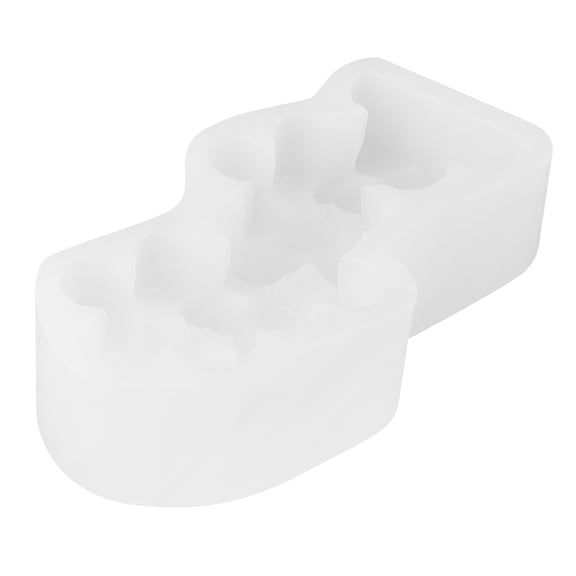 WHAMVOX Wax Melt Mould 1Set for DIY Scented Candles Silicone Flower Chain Shape Home Decoration