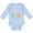 AE-Light Blue, variant on Inktastic Easter Hangin' with My Peeps Boys or Girls Long Sleeve Baby Bodysuit